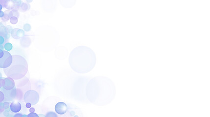 Elegant Sparkling Lights and Bokeh with Transparent Background