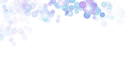 Elegant Sparkling Lights and Bokeh with Transparent Background