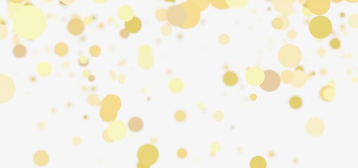 Elegant, festive background with blurry gold circles. Perfect for celebrations, events, and more.