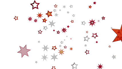 Festive background with red, silver stars. Perfect for holidays, celebrations, and more!