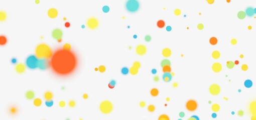 Bright, vibrant abstract background with colorful bokeh circles. Perfect for websites, presentations, and more!