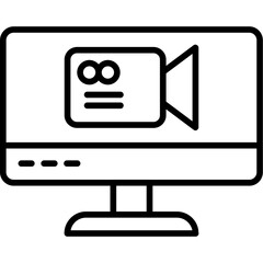 Video Conferencing Icon