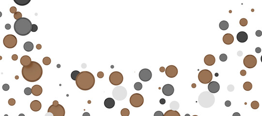 Cascading Splendor: Striking 3D Illustration Showcasing a Dazzling gold Confetti Display