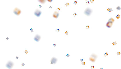 Digital cyberspace with particles and Digital data network connections concept.