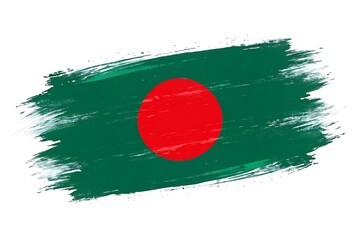 Abstract Grunge Brush Stroke Bangladeshi