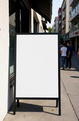Sandwich panel without text, information board