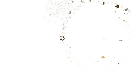 Enchanting 3D Gold Stars Rain: A Celestial Delight for the Eyes