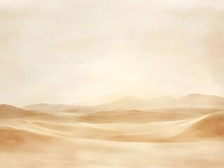 Fototapeta premium Desert Landscape Art: Abstract Textured Scenery with Earthy Tones and Serene Open Sky