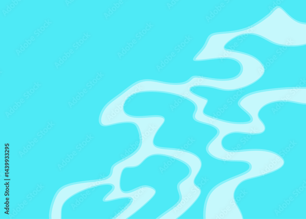 Poster abstract background with wavy line pattern and with some copy space area