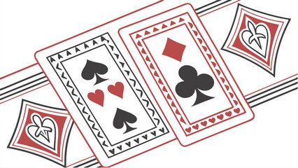 playing cards and poker chips