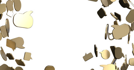 Approved email and spam message displayed on a futuristic interface