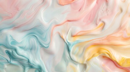 Fototapeta premium Pastel swirls paint texture background