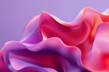 Abstract dynamic form with vibrant color transitions.