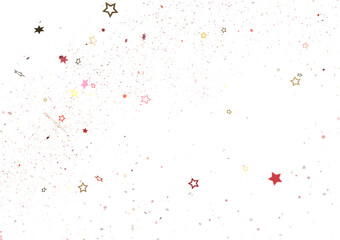 stars. Confetti celebration, Falling golden abstract decoration for party, birthday celebrate,