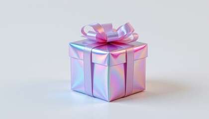 Gift unboxing event studio product photography minimalist close-up celebration theme