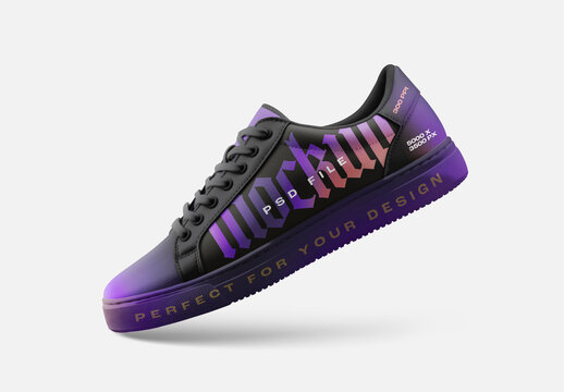 Sneaker Mockup for Creative Design and Branding Projects