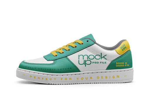 Sneaker Mockup for Creative Design and Branding Projects