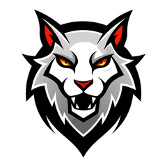 Phantom Lynx mascot logo vector