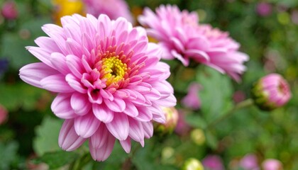 Chrysanthemum in the garden