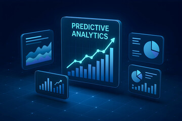 Visual representation of predictive analytics tools.