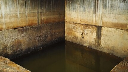 Water pooling around foundation causing structural risks