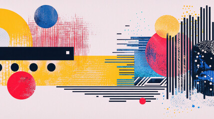 A feathered nature inspired art illustration showcases abstract shapes with ample copy space, creating a visually stunning and versatile design element in vibrant colors.