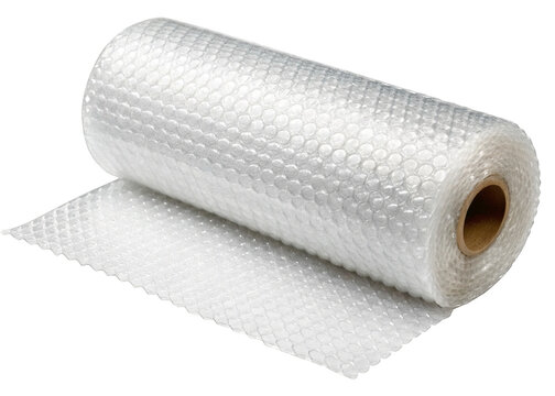 Bubble Wrap isolated on a transparent background.