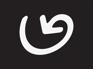 creative set of hand-drawn arrows curved, straight, looped, zigzag, and spiral arrows. infographics, marketing presentations, and social media visuals. sketch aesthetic branding, UI/UX wireframes