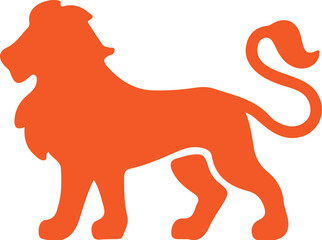  Lion simple icon. Vector ICON all icon Viktor