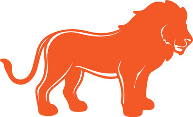  Lion simple icon. Vector ICON all icon Viktor
