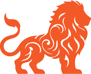  Lion simple icon. Vector ICON all icon Viktor
