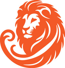 Lion simple icon. Vector ICON all icon Viktor