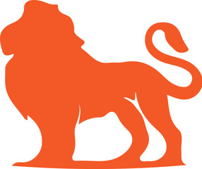  Lion simple icon. Vector ICON all icon Viktor