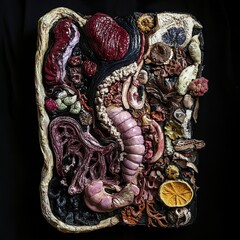 Intricate Biological Sculpture