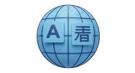 Isolated Global Communication Icon