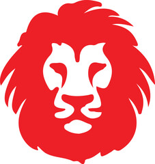 Lion simple icon. Vector ICON all icon Viktor