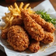 fried chicken nuggets