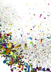 Vibrant confetti burst, ideal for celebrations, party, festive designs. Download now!