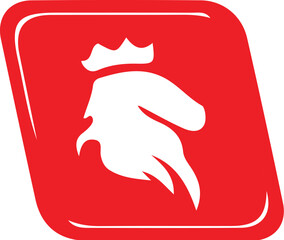 Lion simple icon. Vector ICON all icon Viktor	