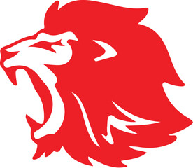 Lion simple icon. Vector ICON all icon Viktor	