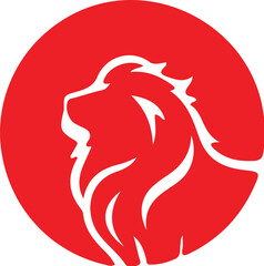 Lion simple icon. Vector ICON all icon Viktor	