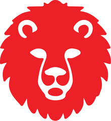 Lion simple icon. Vector ICON all icon Viktor	