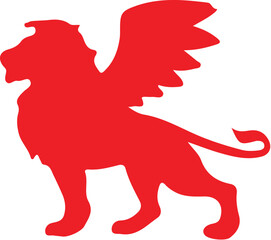 Lion simple icon. Vector ICON all icon Viktor	