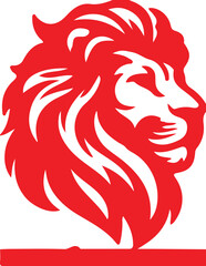 Lion simple icon. Vector ICON all icon Viktor	