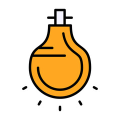 Lightbulb Filled Icon