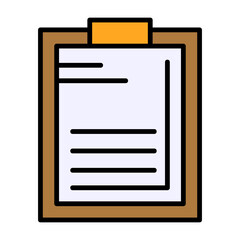 Clipboard Filled Icon