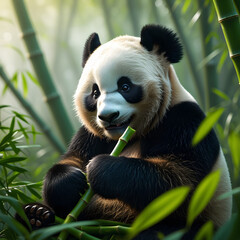 Fototapeta premium giant panda bear