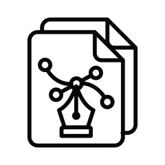 Vector Design Vector outline icon. Eps10 file 