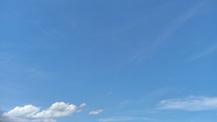 blue sky and clouds