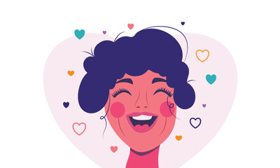 world laughter day, expressing positive emotions and happiness. Perfect for concepts related to World Laughter Day, positivity, happiness, and emotional well-being